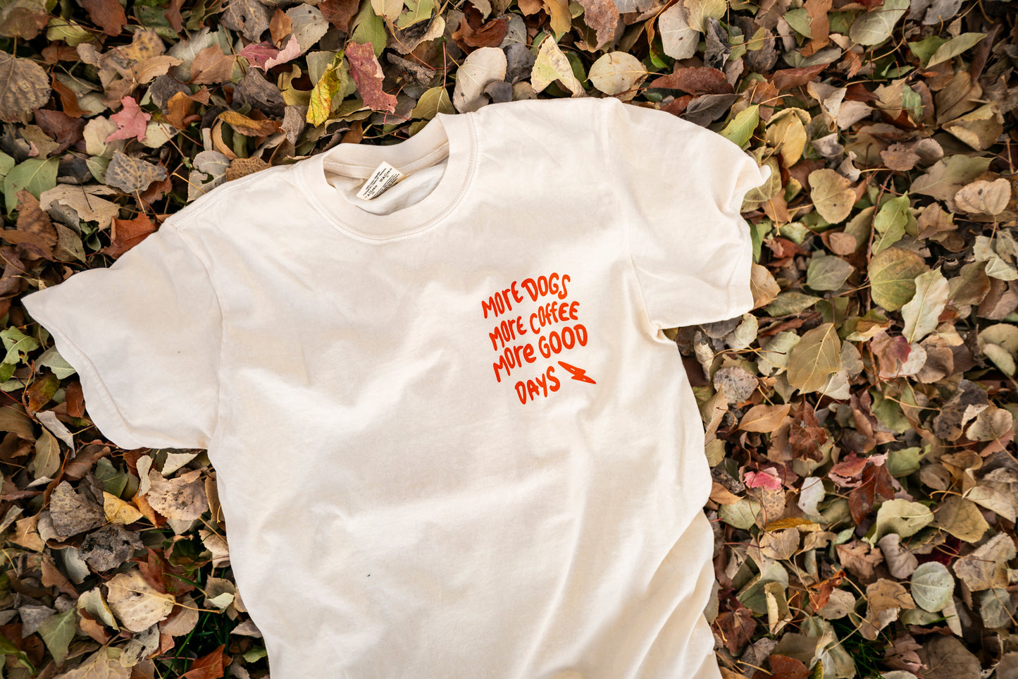 More Dogs. More Coffee. More Good Days. tee
