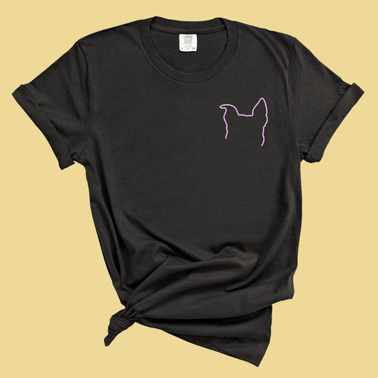 Dog Family Outline T-shirt