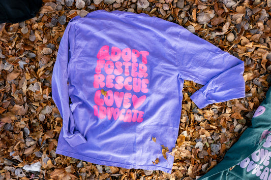 Adopt Foster Rescue shirt